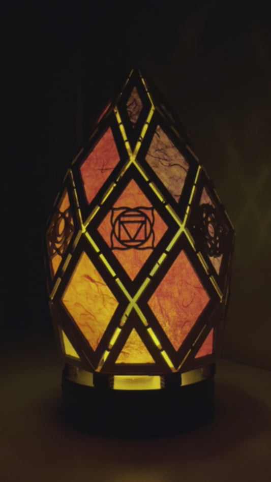 Jewel Lamp "Emerald T" - Chakras