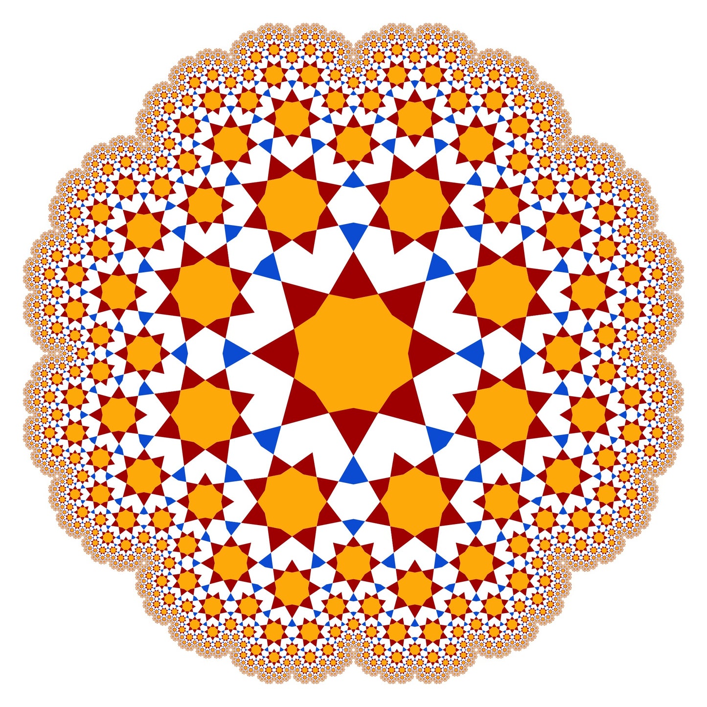 Infinity Bloom 8 - Moroccan on White