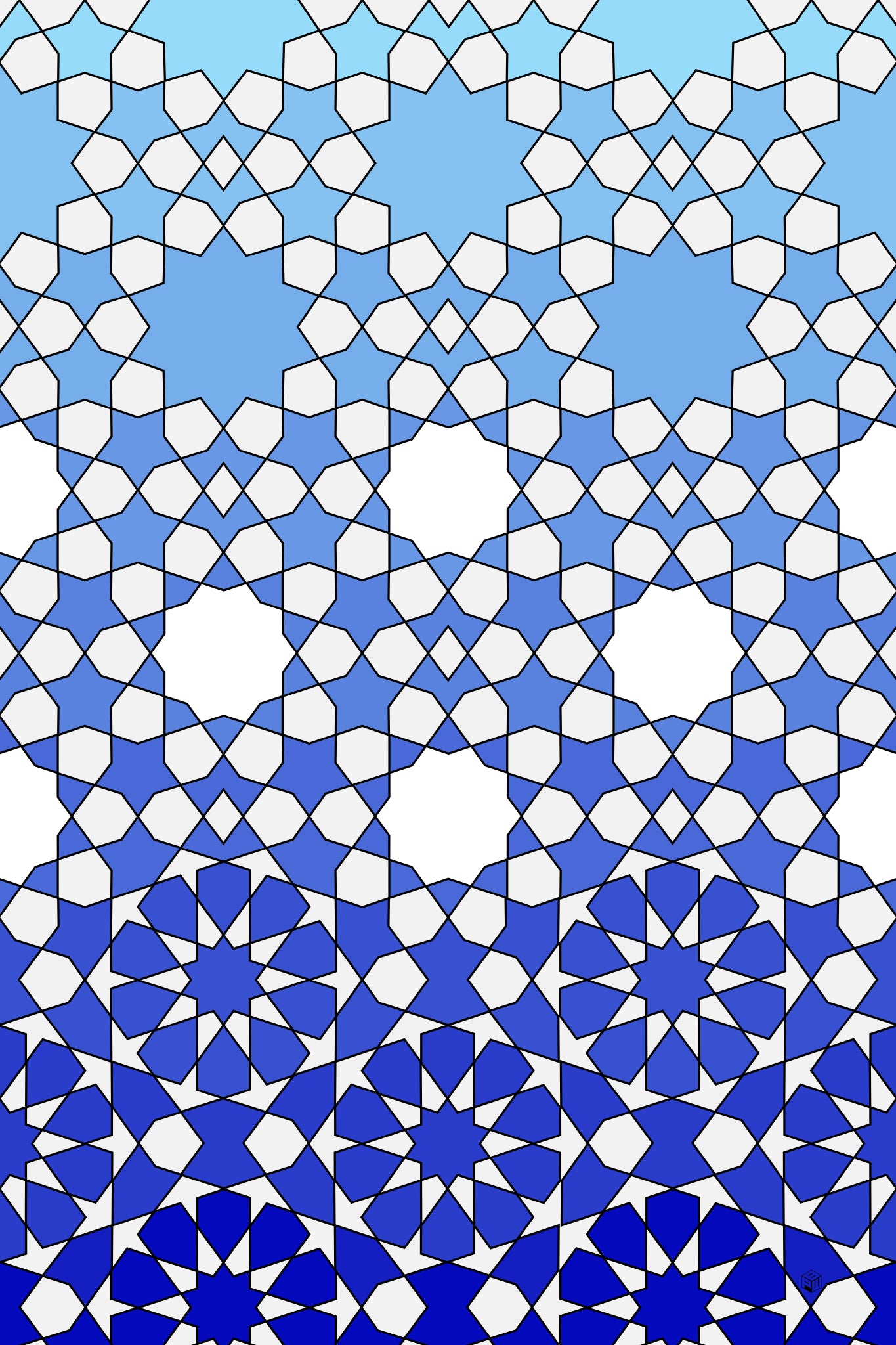 Santorini - Blue