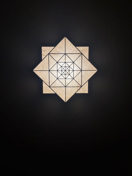 Glow Lamp - Triangles