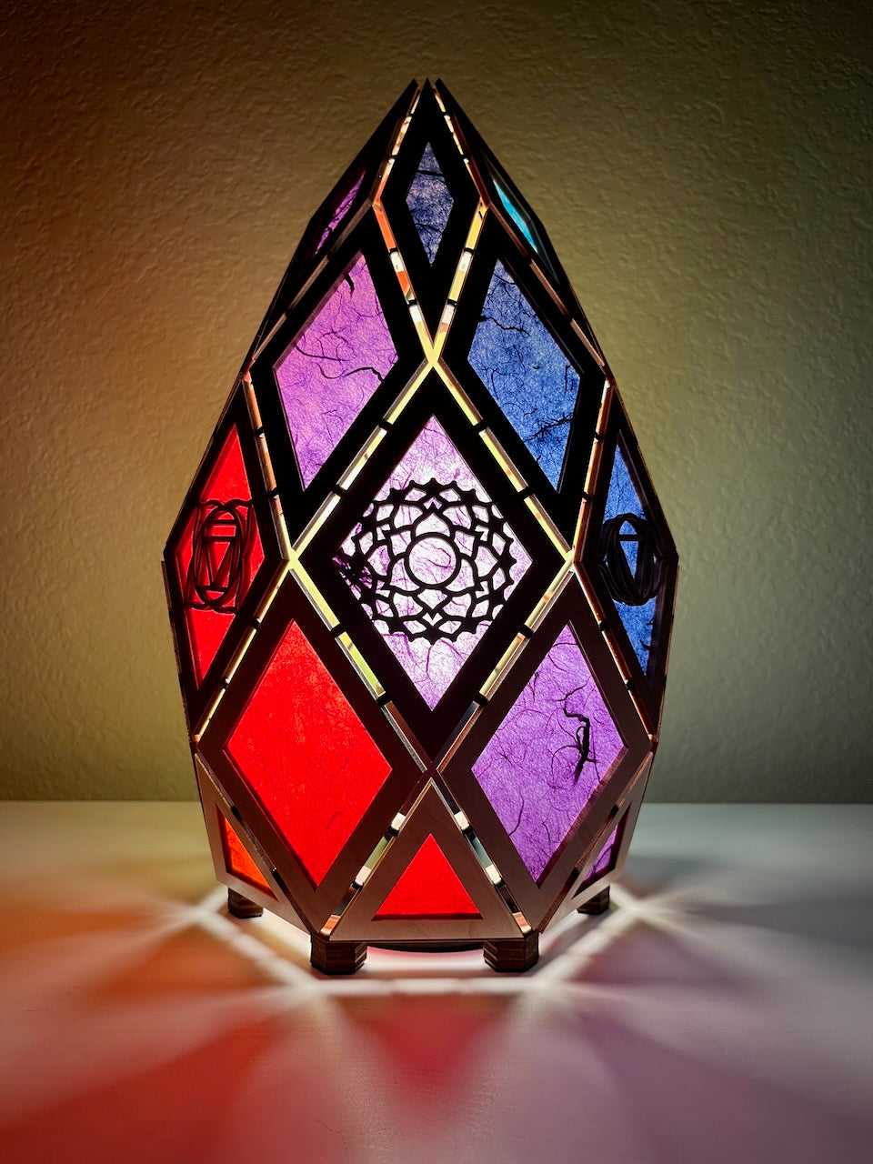 Jewel Lamp "Emerald T" - Chakras